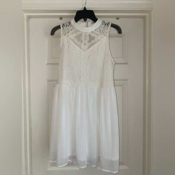 Charlotte Russe Ivory Lace Dress - Picture 1 of 4